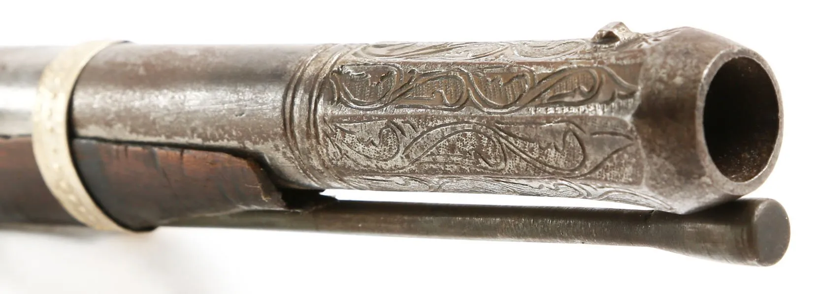 A FINE AND RARE ARAB SNAPHAUNCE JEZAIL CARBINE. C.1859