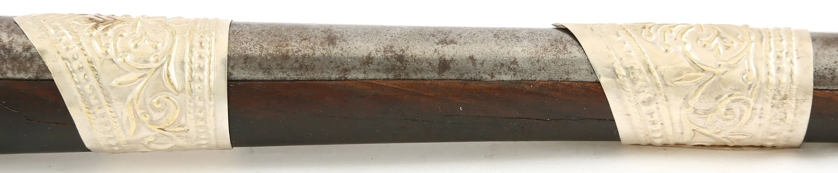 A FINE AND RARE ARAB SNAPHAUNCE JEZAIL CARBINE. C.1859