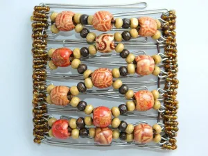 African Butterfly - 9 Tong Wire Hair Clip 31