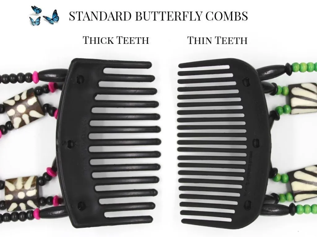 African Butterfly Hair Comb - Tripla Blonde 25