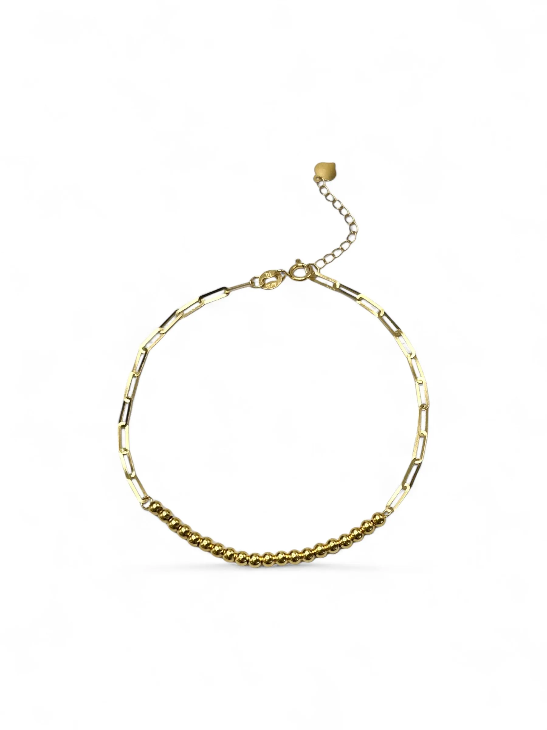 BALL WITH PAPER CLIP BRACELET