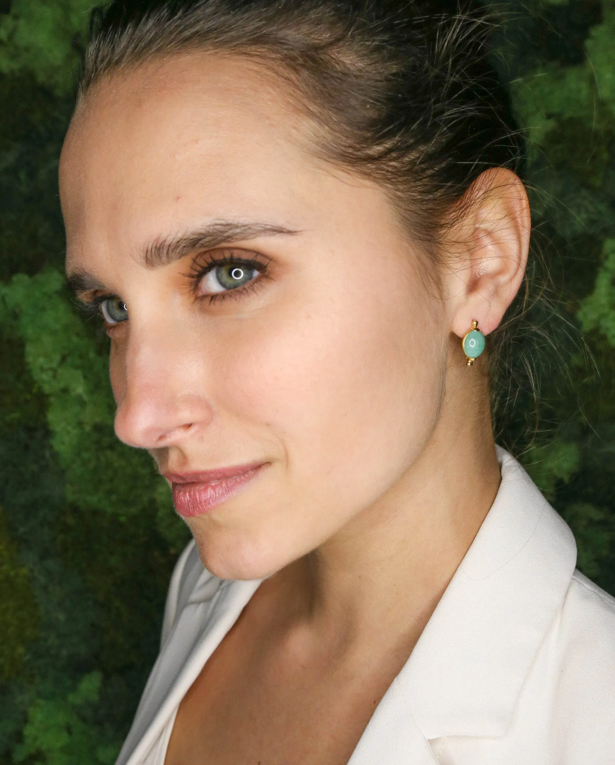 Bridal Opal Earrings - Natural Opal Earrings, Fire Opal Studs