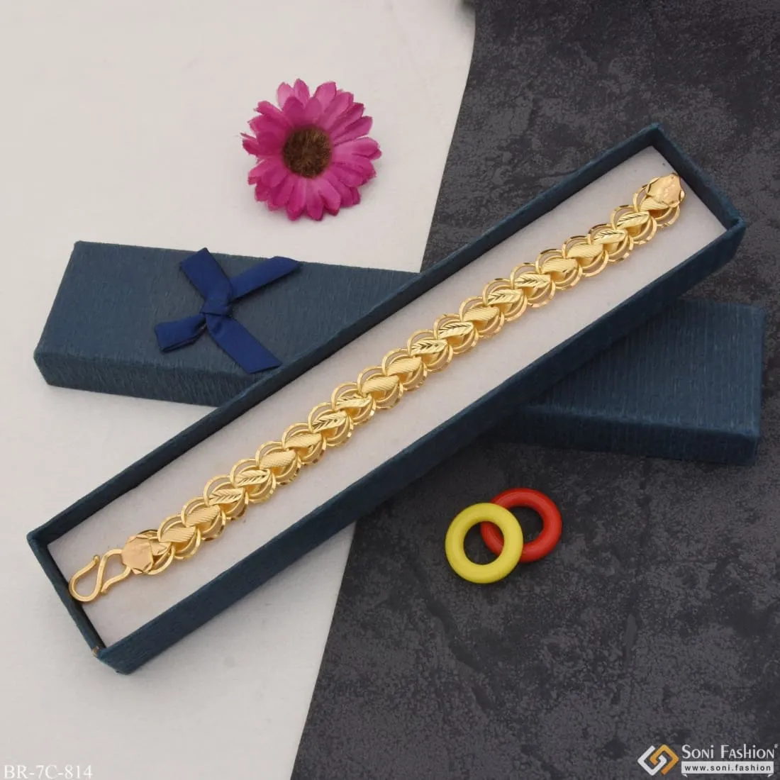 Brilliant Quality Gold Plated Kohli Chain For Men - Style C814