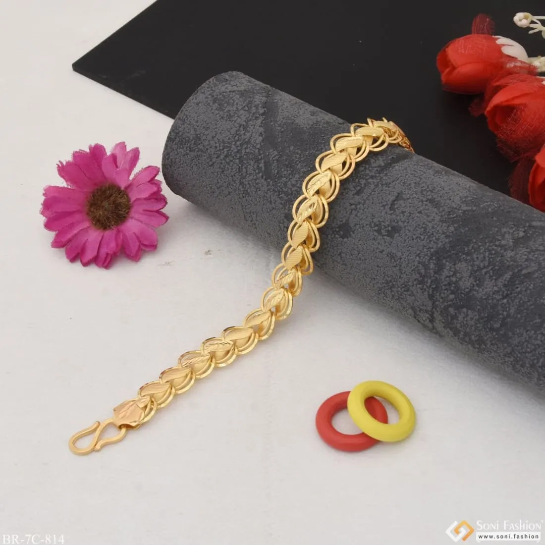 Brilliant Quality Gold Plated Kohli Chain For Men - Style C814
