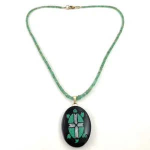 Buffalo Horn Inlay<br>By Kevin & Valerie Pourier