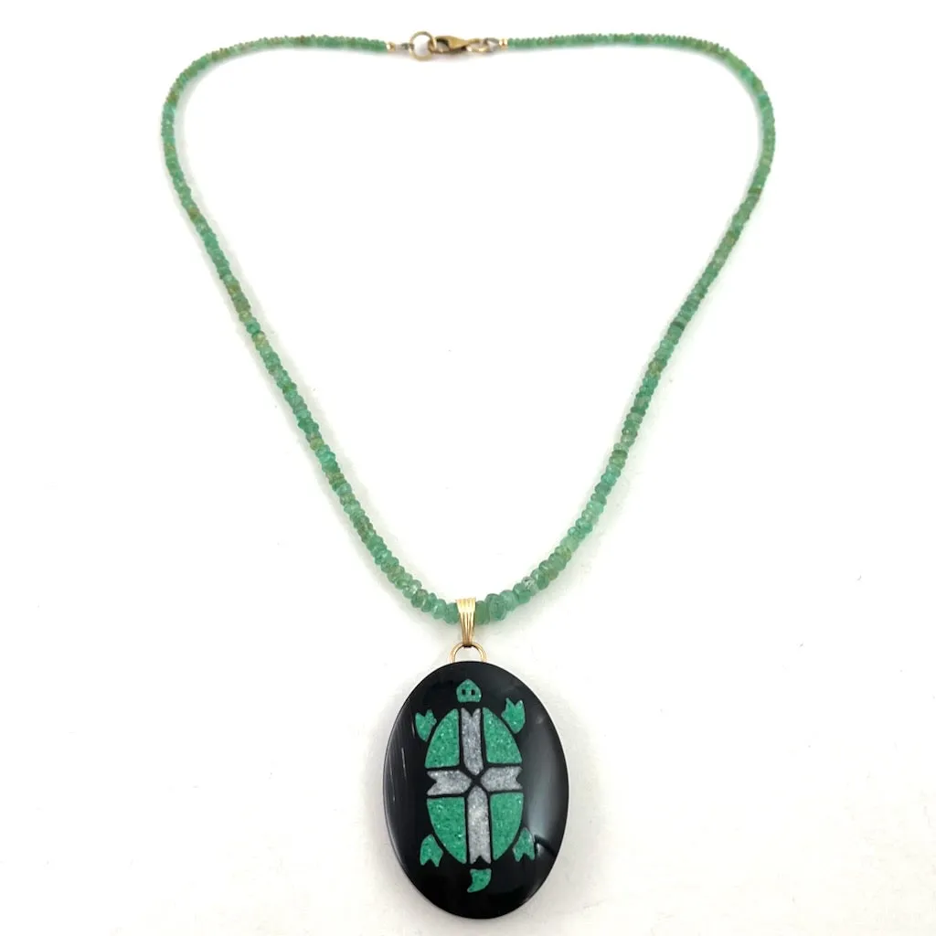 Buffalo Horn Inlay<br>By Kevin & Valerie Pourier
