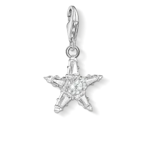 CHARM CLUB STERLING SILVER COSMOS STAR CHARM