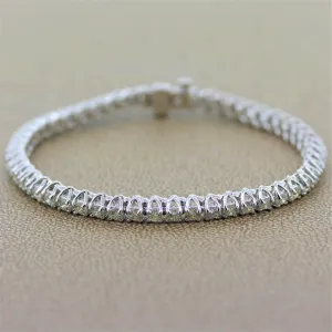 Classic Diamond Gold Tennis Bracelet