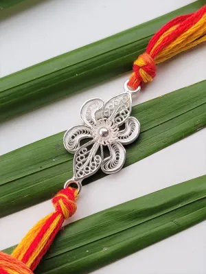 Eternal faith - Silver Rakhi