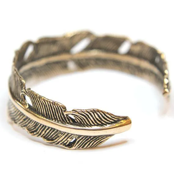 Feather Cuff Bracelet