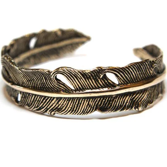 Feather Cuff Bracelet