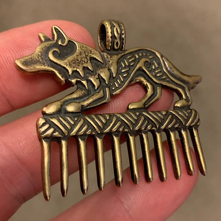 Fenrir Wolf Beard Comb