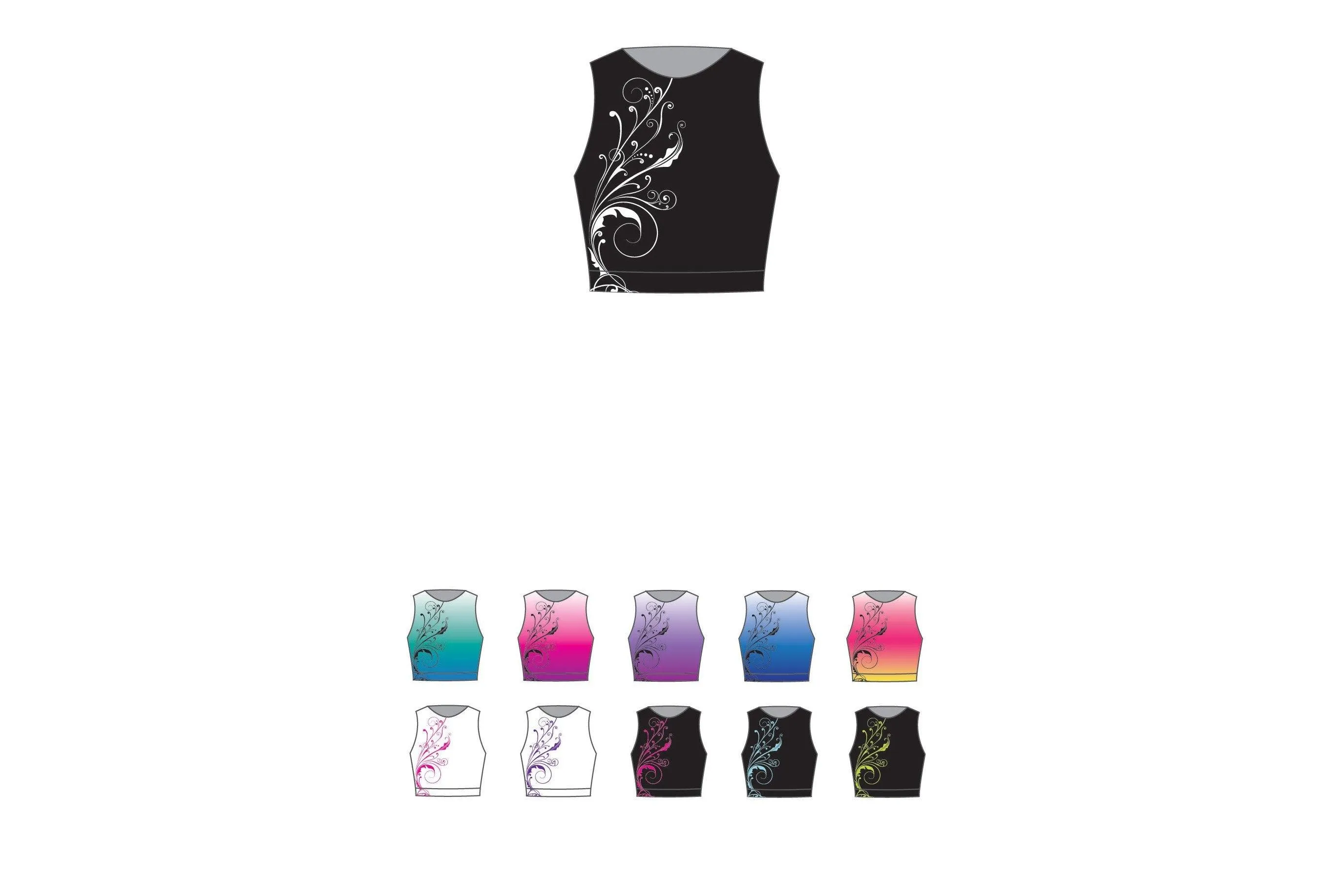 Filigree Sleeveless Crop