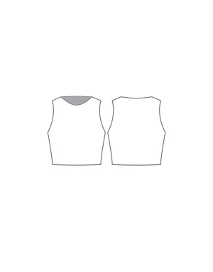 Filigree Sleeveless Crop
