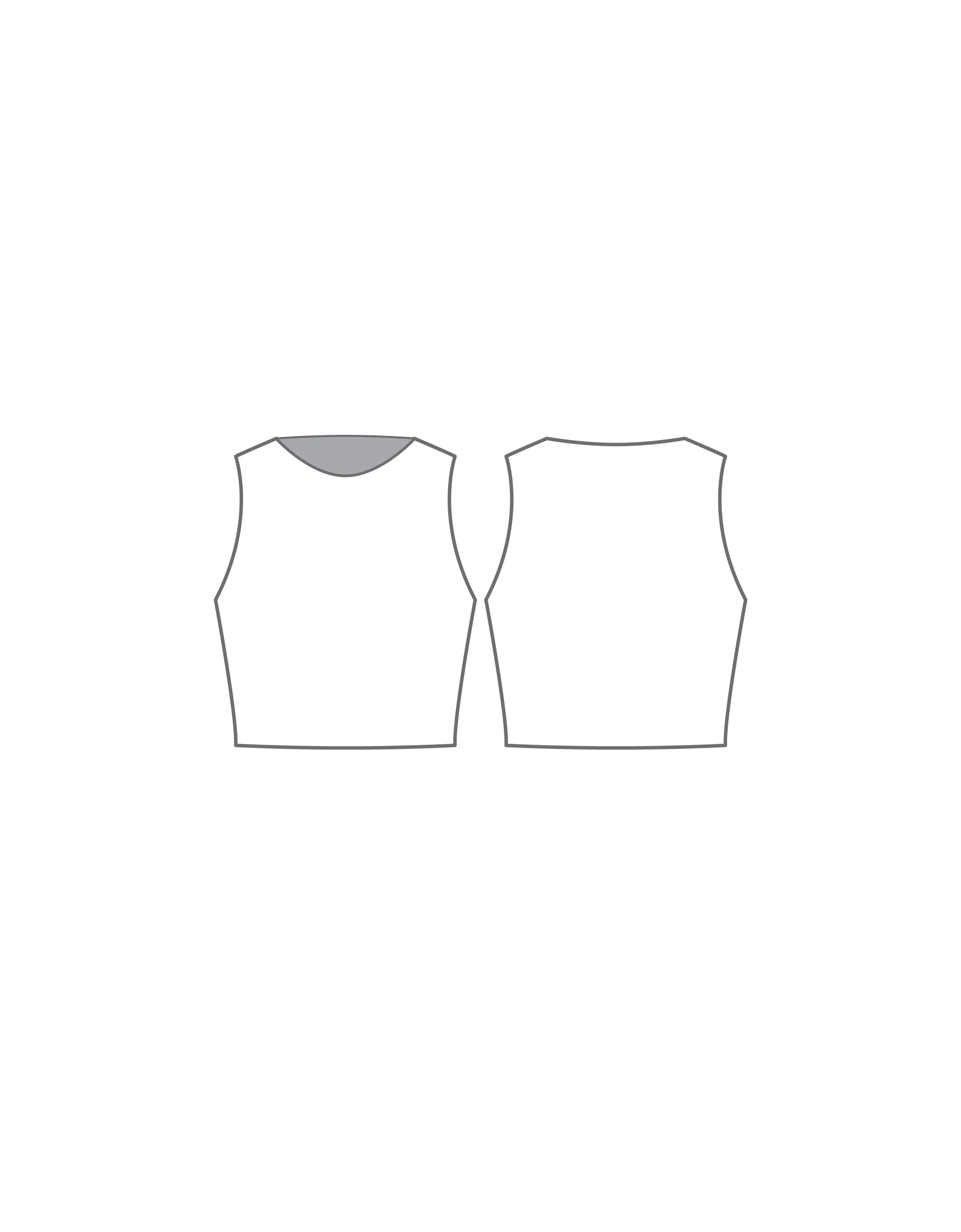 Filigree Sleeveless Crop