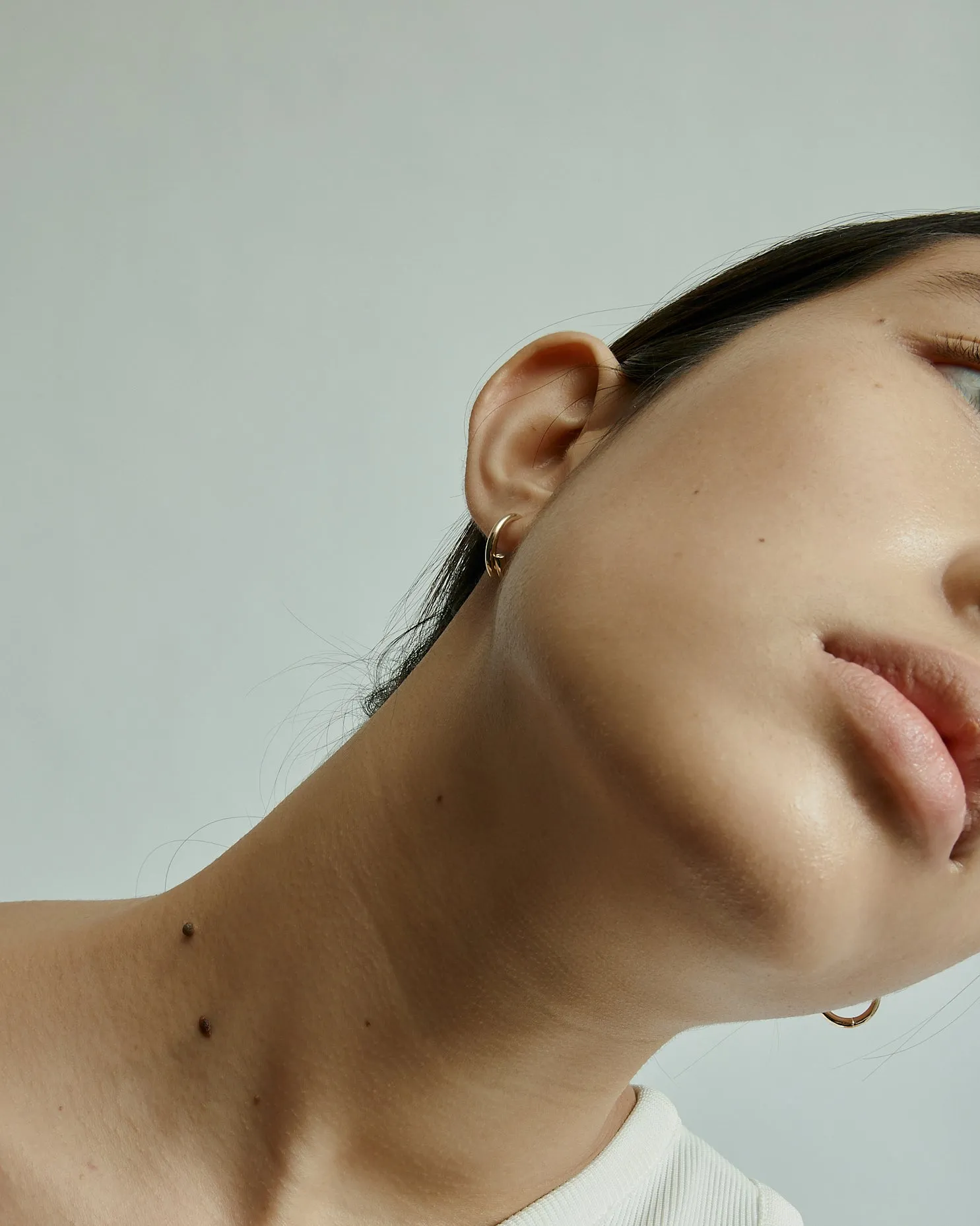 Float Diamond Hoops