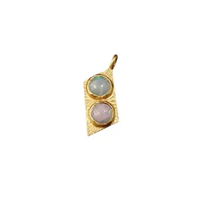 Gold Vermeil Ethiopian Opal Charm Pendant