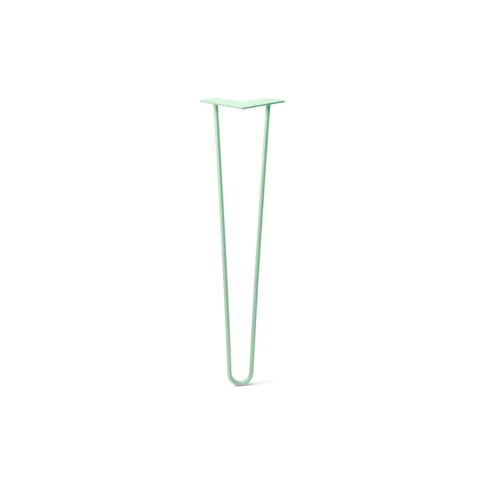 Hairpin Leg (Sold Separately), 2-Rod Design - Mint Powder Coated Finish