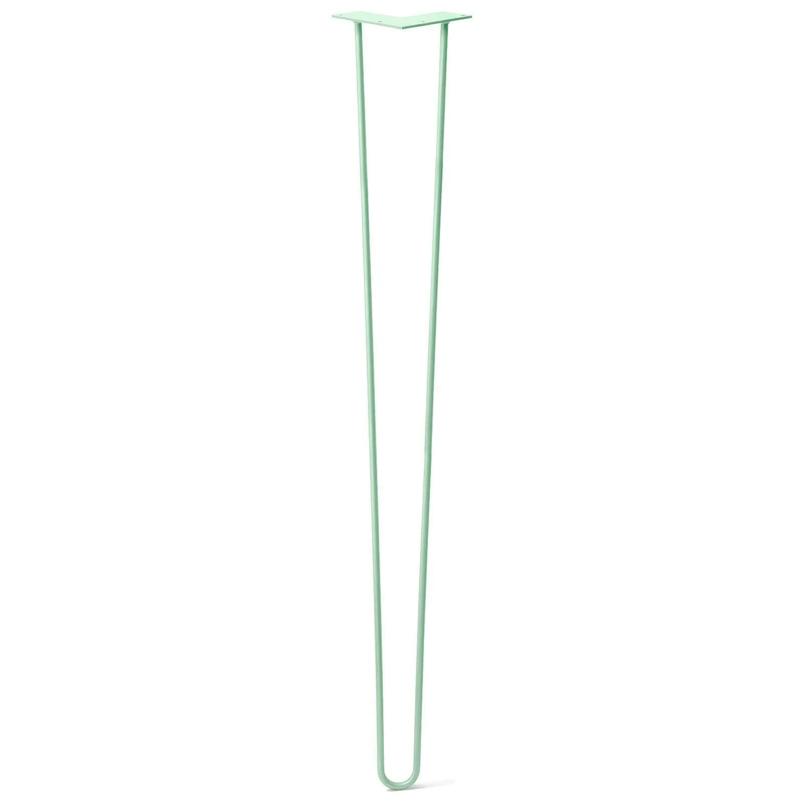 Hairpin Leg (Sold Separately), 2-Rod Design - Mint Powder Coated Finish