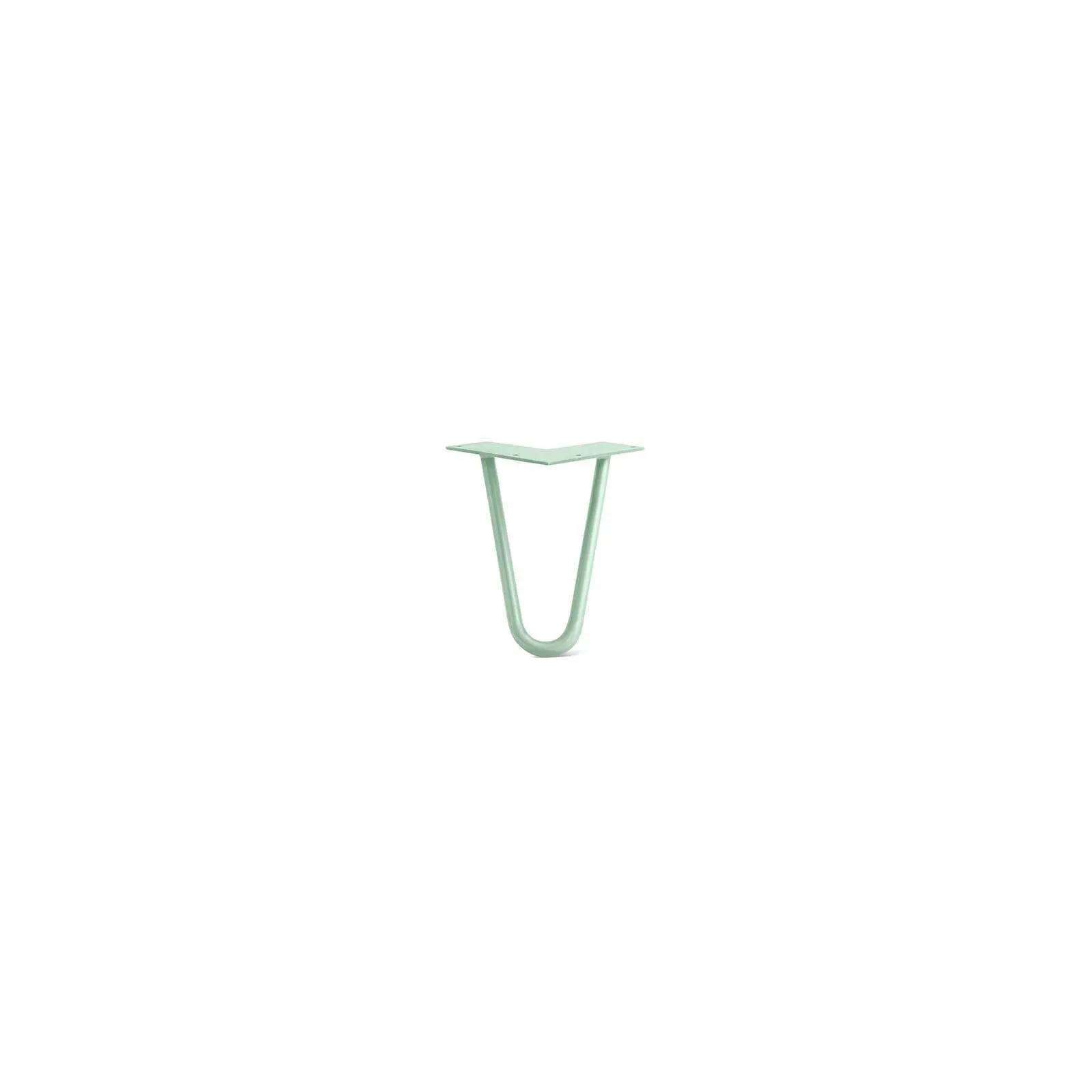Hairpin Leg (Sold Separately), 2-Rod Design - Mint Powder Coated Finish