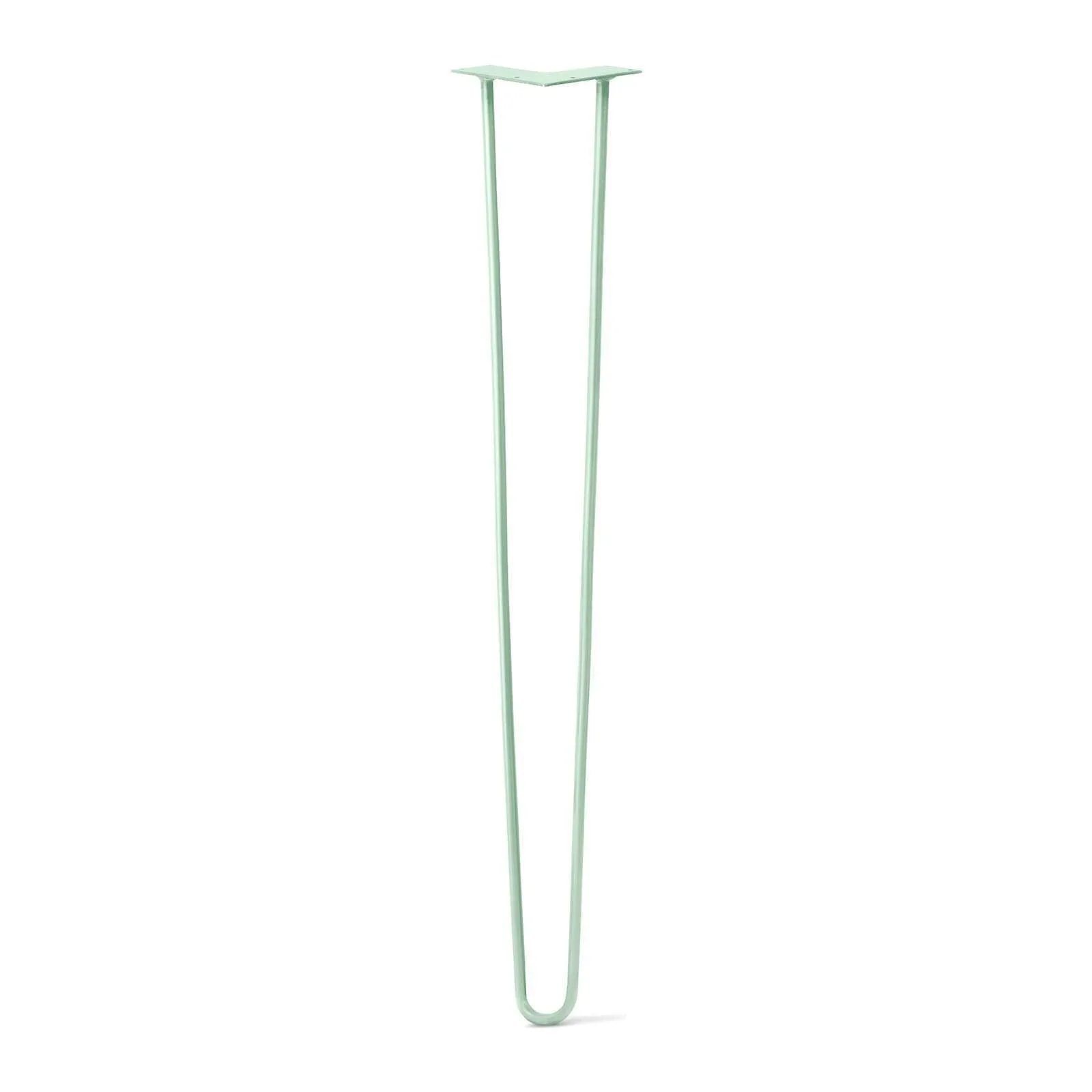 Hairpin Leg (Sold Separately), 2-Rod Design - Mint Powder Coated Finish