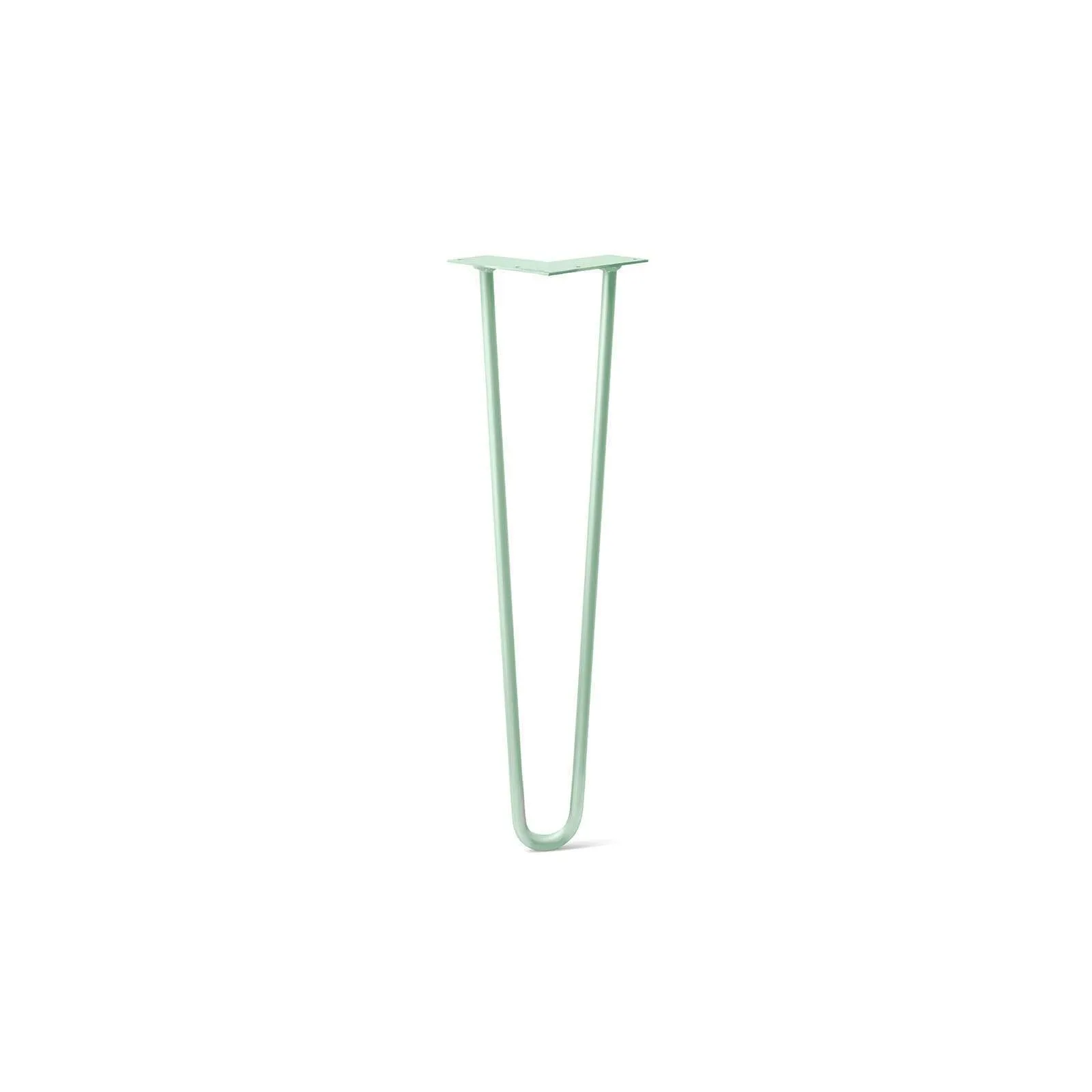 Hairpin Leg (Sold Separately), 2-Rod Design - Mint Powder Coated Finish