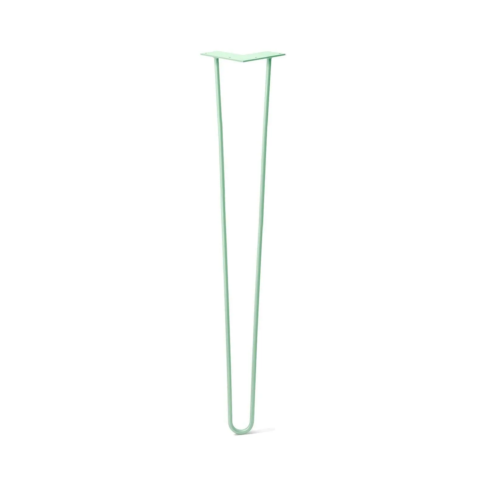 Hairpin Leg (Sold Separately), 2-Rod Design - Mint Powder Coated Finish