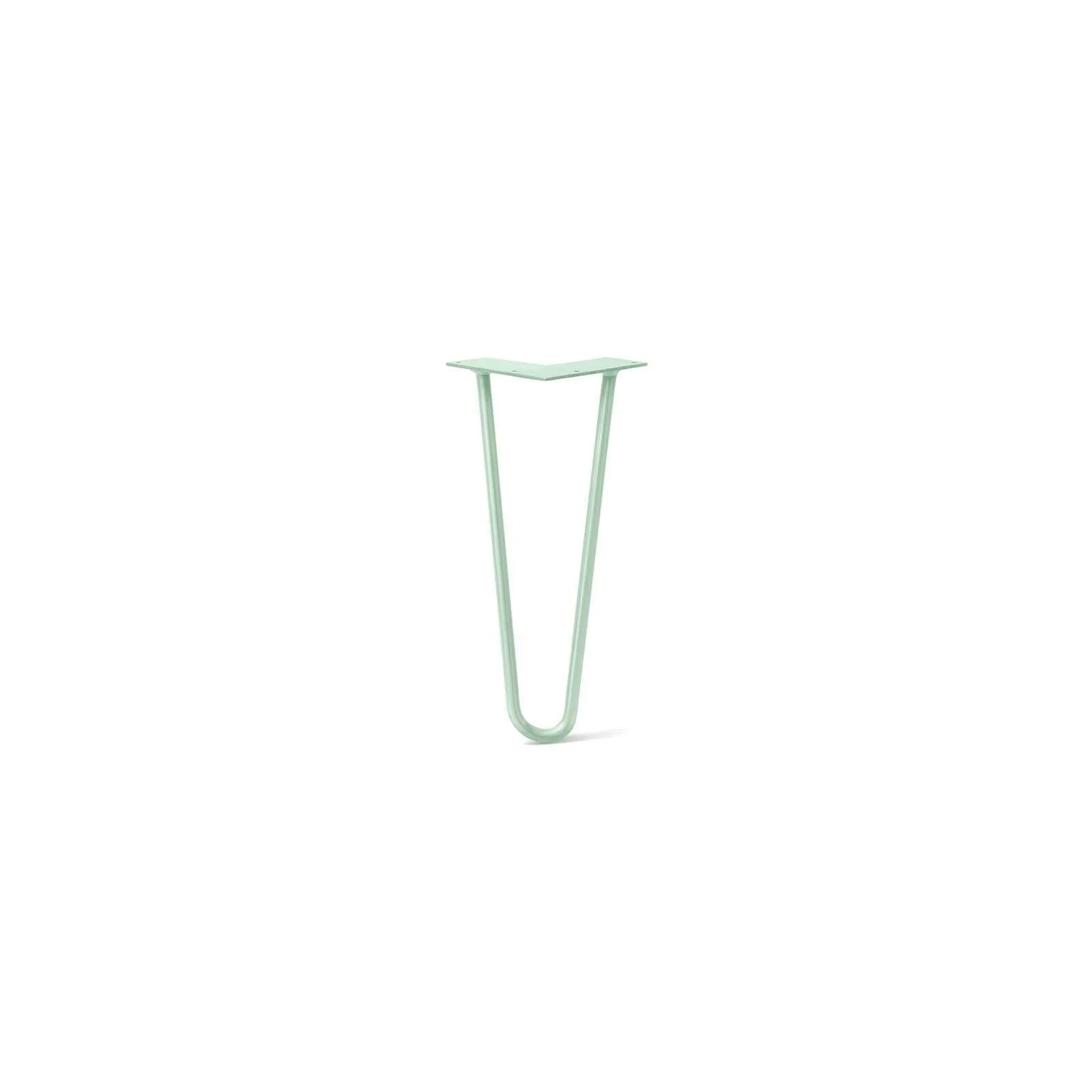 Hairpin Leg (Sold Separately), 2-Rod Design - Mint Powder Coated Finish
