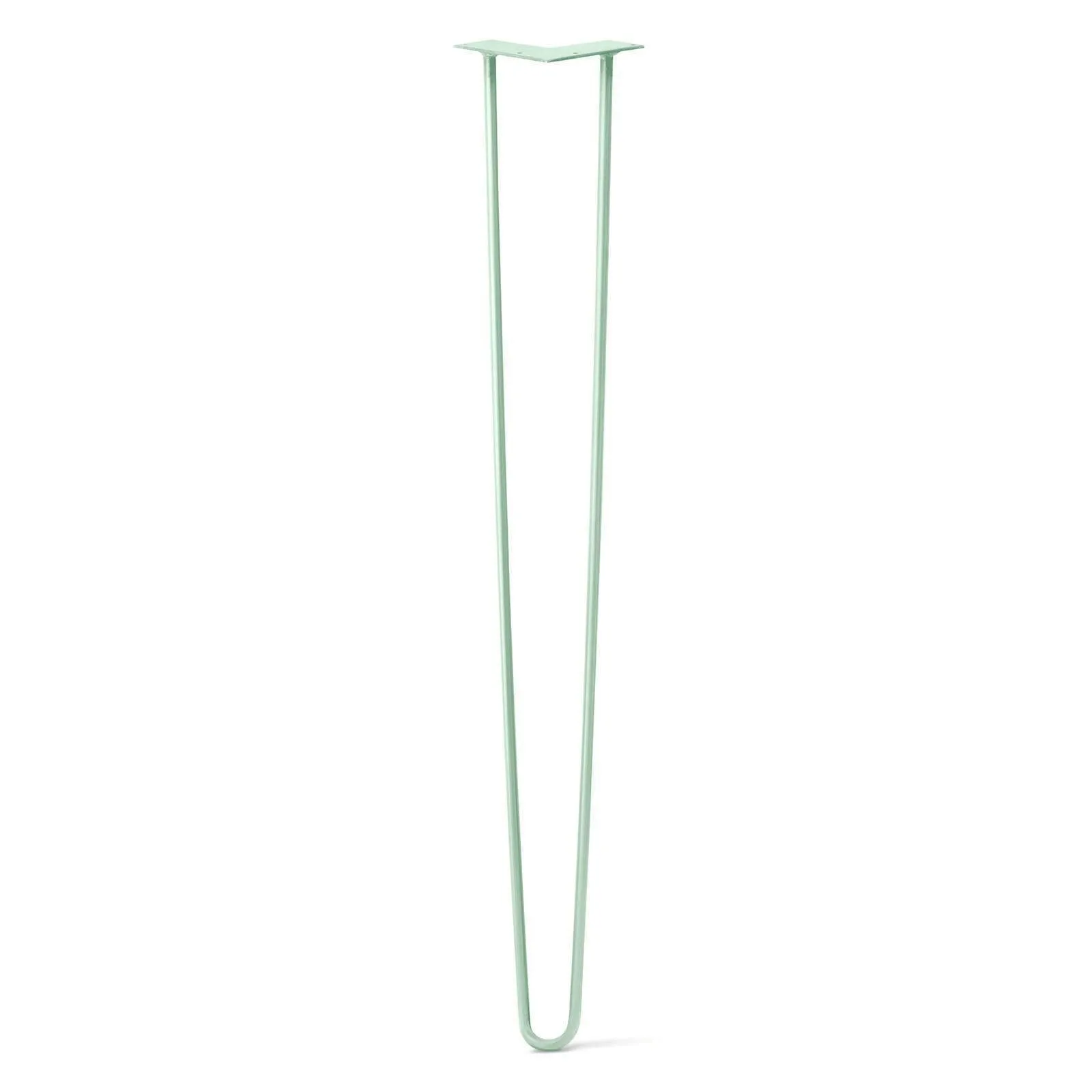 Hairpin Leg (Sold Separately), 2-Rod Design - Mint Powder Coated Finish