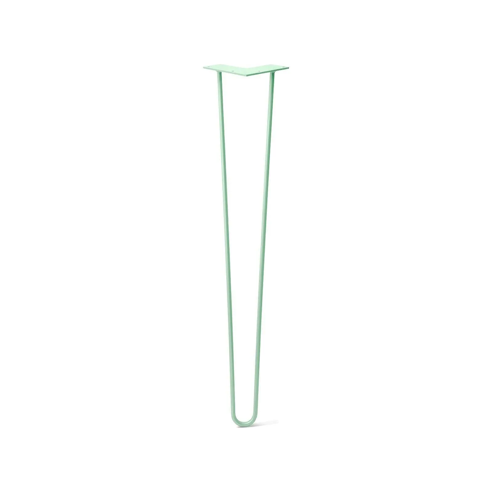 Hairpin Leg (Sold Separately), 2-Rod Design - Mint Powder Coated Finish
