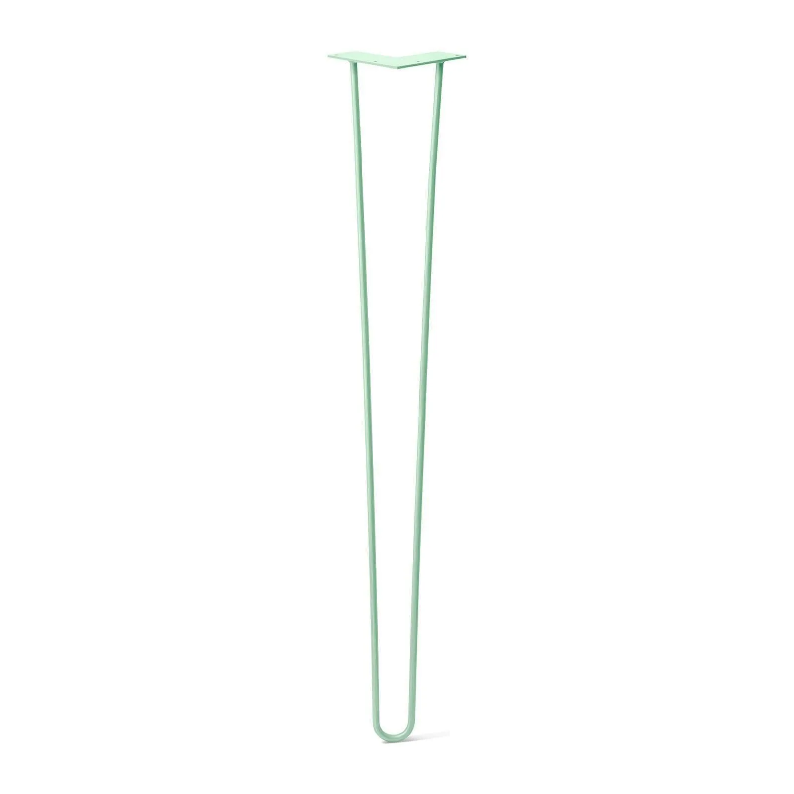 Hairpin Leg (Sold Separately), 2-Rod Design - Mint Powder Coated Finish