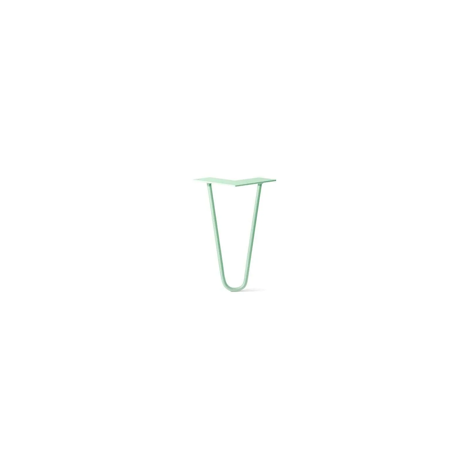 Hairpin Leg (Sold Separately), 2-Rod Design - Mint Powder Coated Finish