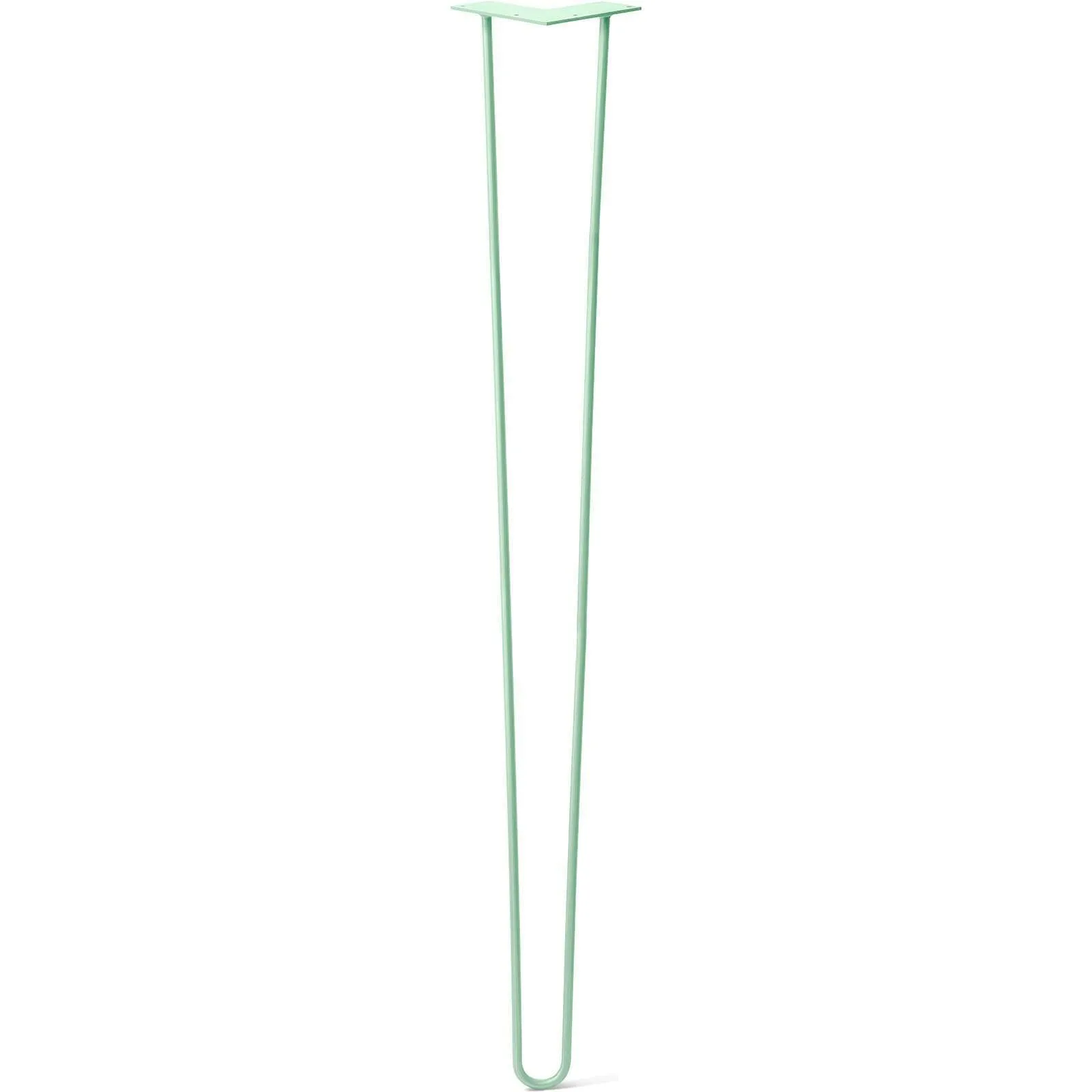 Hairpin Leg (Sold Separately), 2-Rod Design - Mint Powder Coated Finish