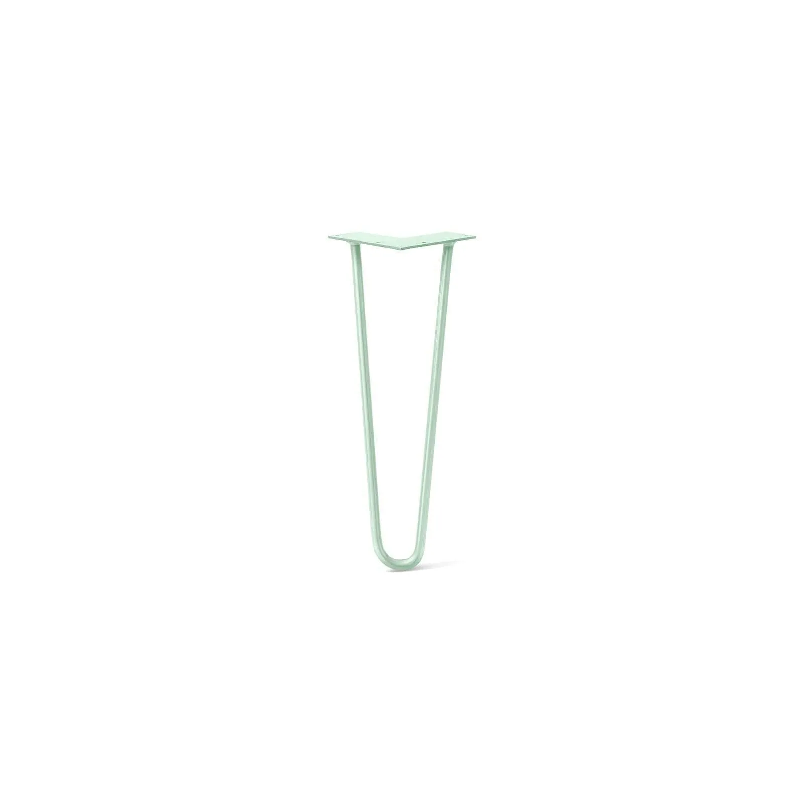 Hairpin Leg (Sold Separately), 2-Rod Design - Mint Powder Coated Finish