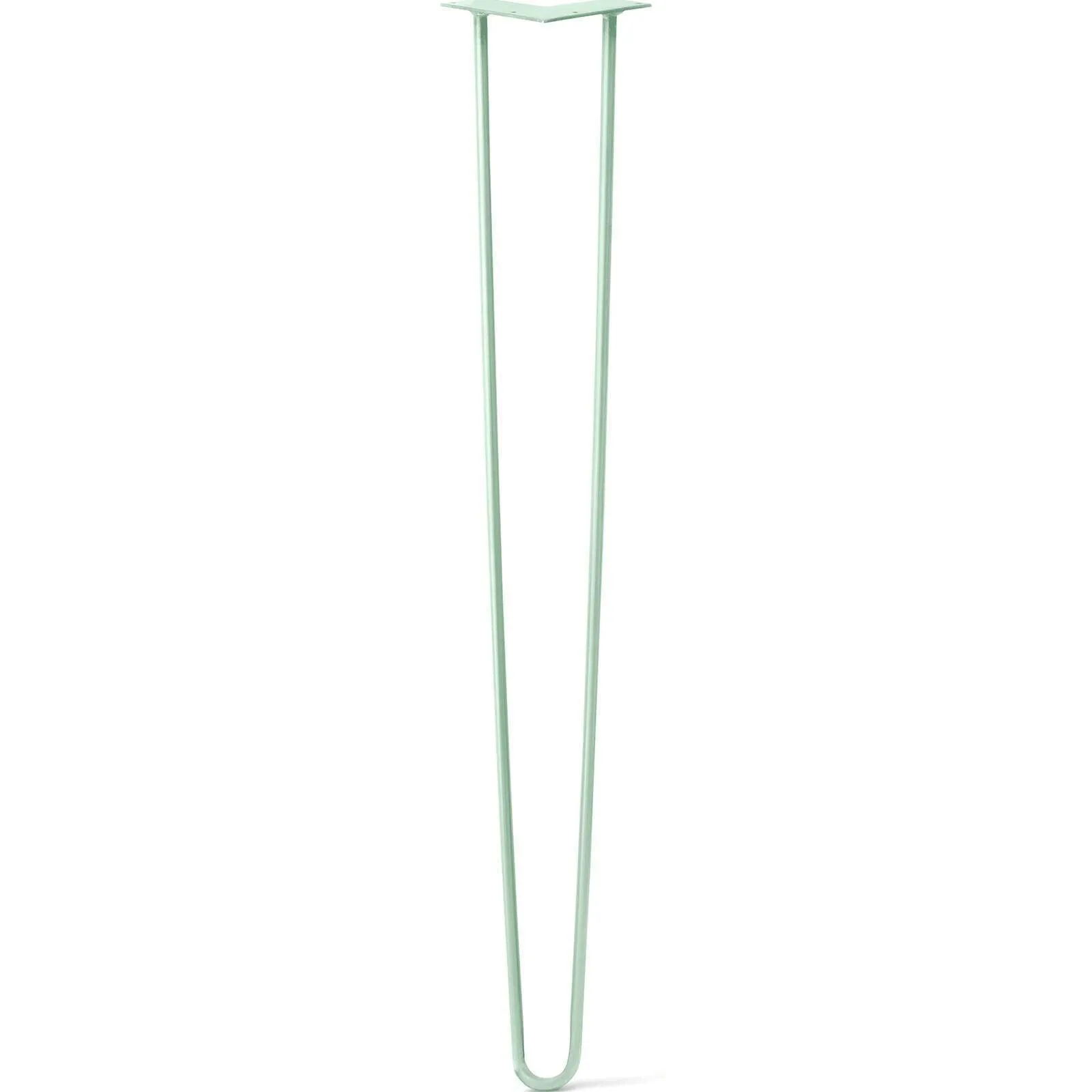 Hairpin Leg (Sold Separately), 2-Rod Design - Mint Powder Coated Finish