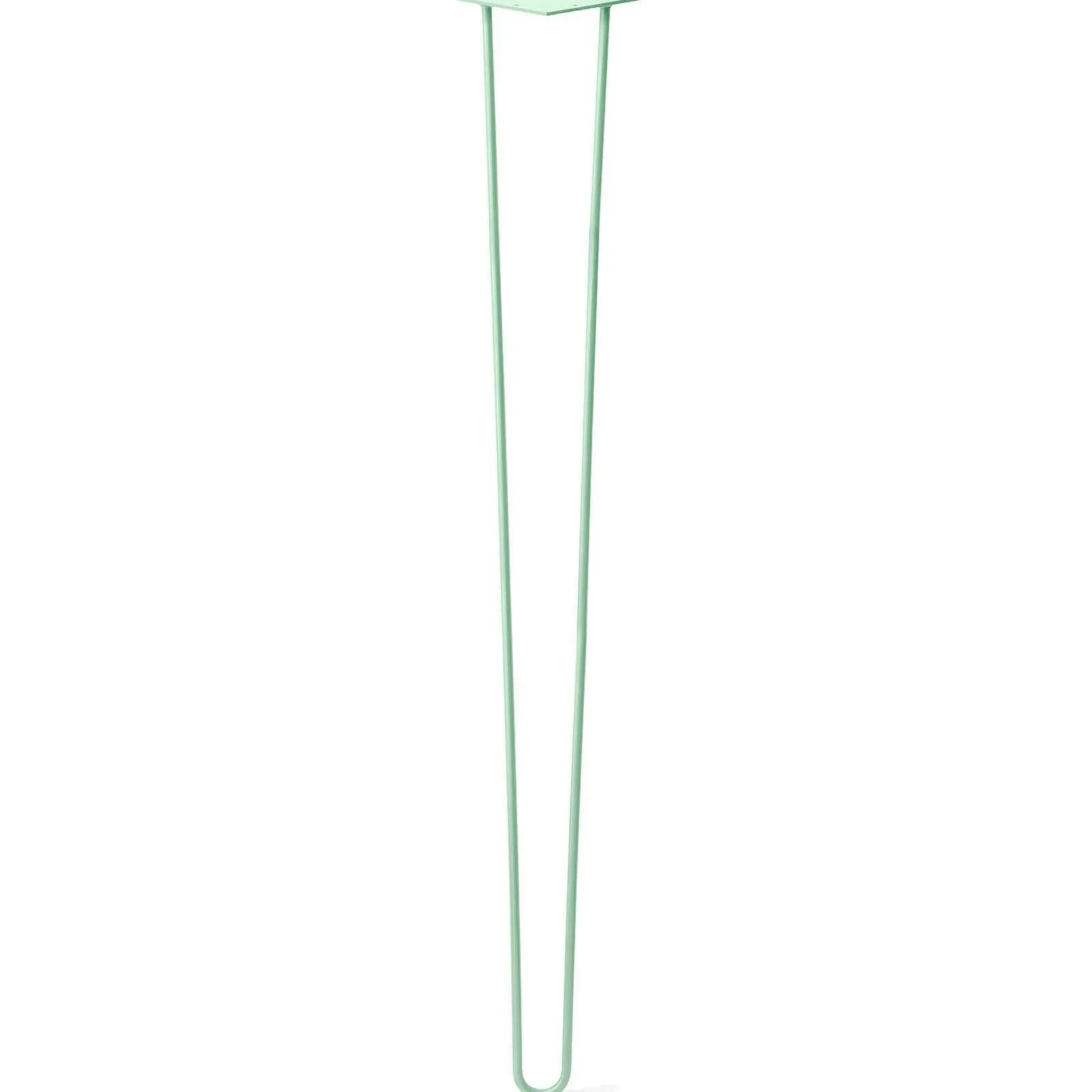 Hairpin Leg (Sold Separately), 2-Rod Design - Mint Powder Coated Finish
