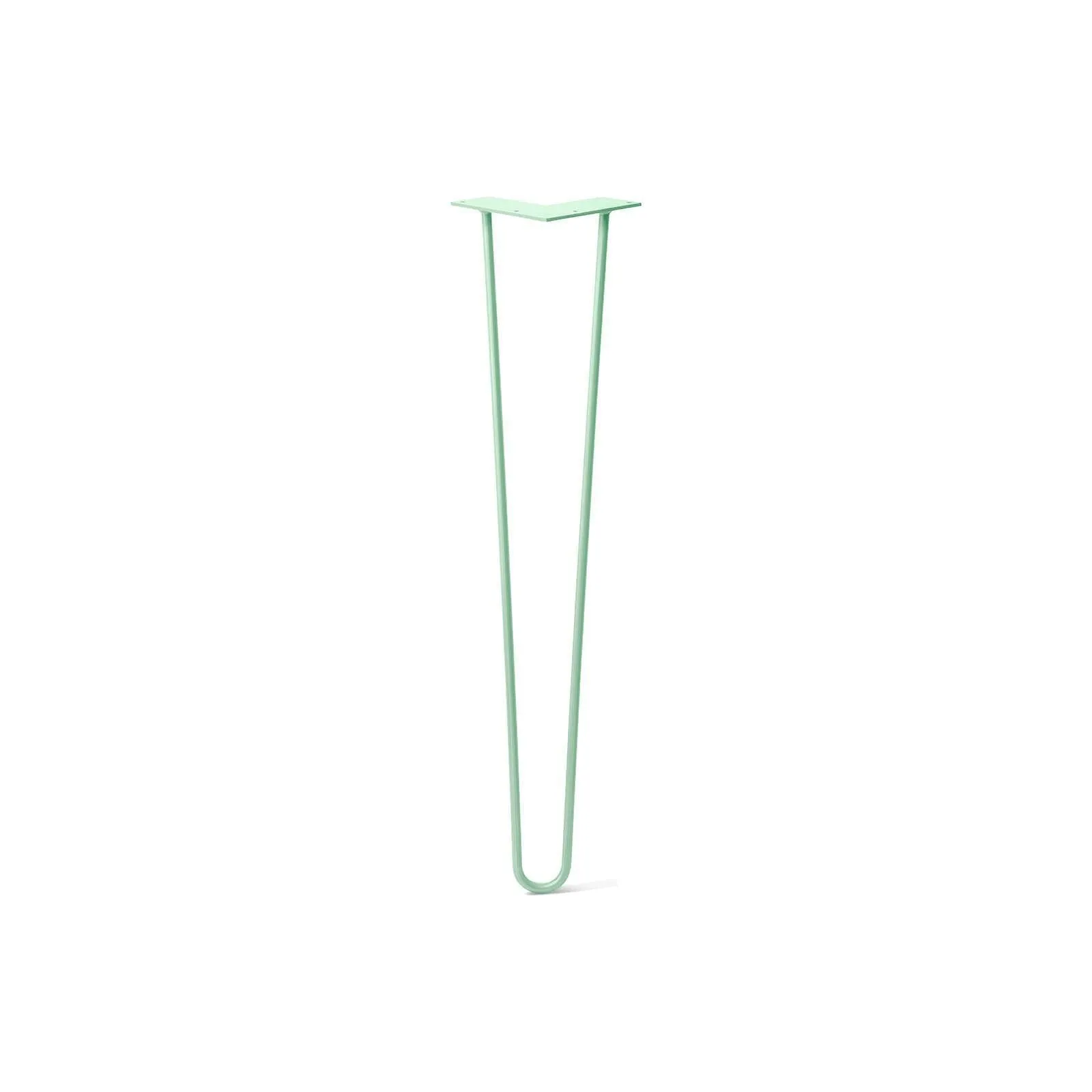 Hairpin Leg (Sold Separately), 2-Rod Design - Mint Powder Coated Finish
