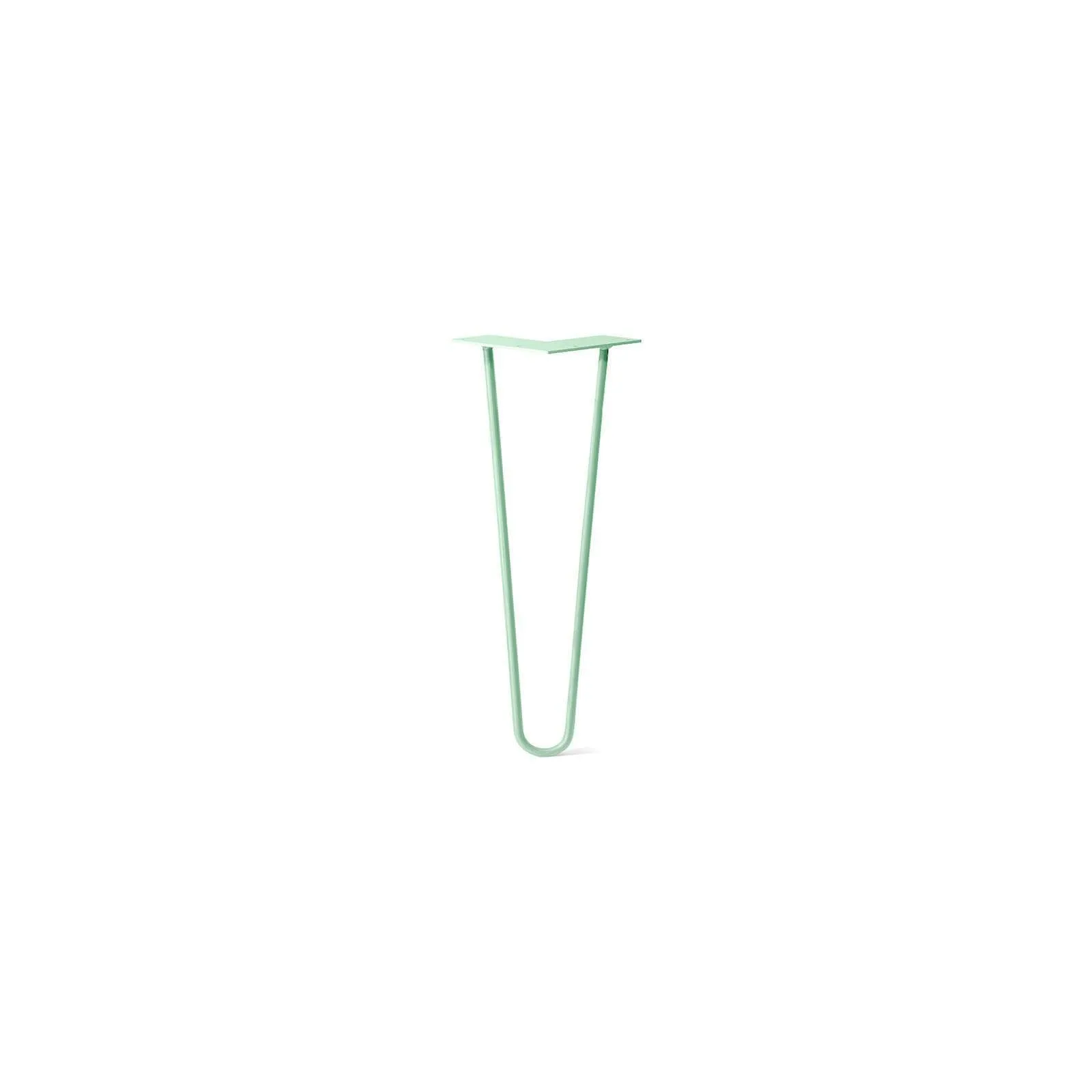 Hairpin Leg (Sold Separately), 2-Rod Design - Mint Powder Coated Finish