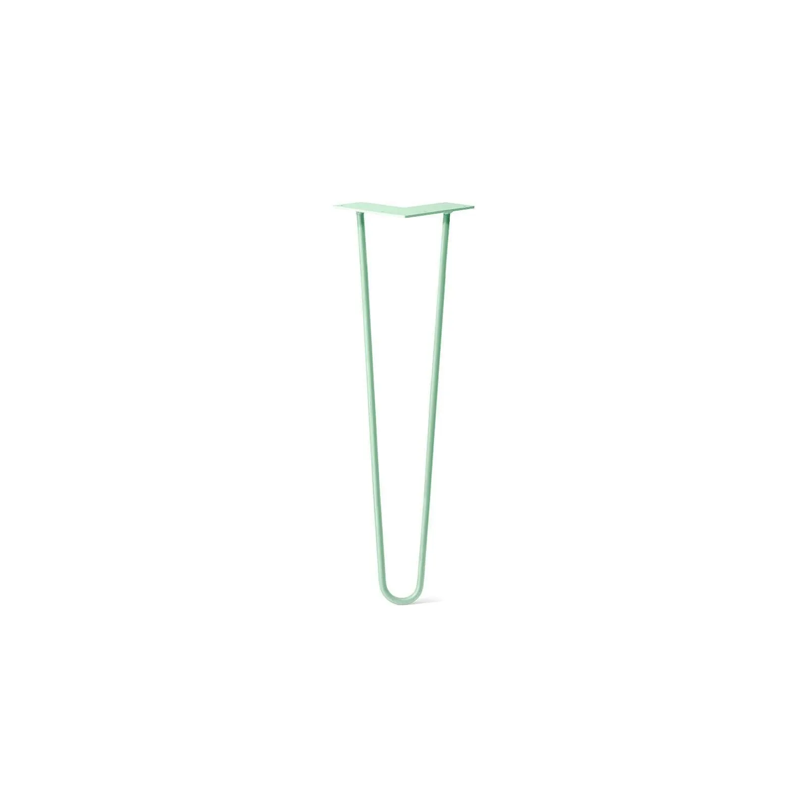 Hairpin Leg (Sold Separately), 2-Rod Design - Mint Powder Coated Finish