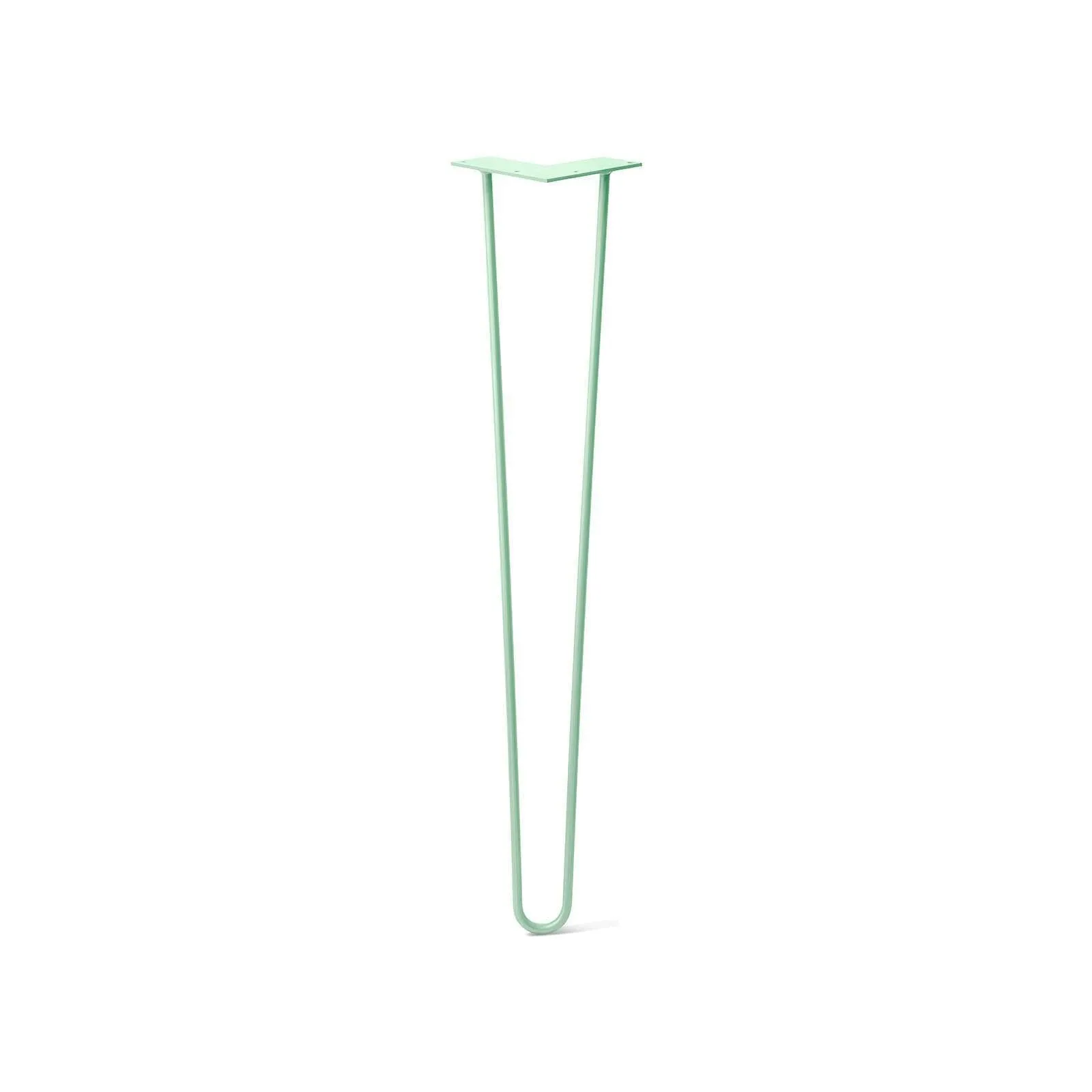 Hairpin Leg (Sold Separately), 2-Rod Design - Mint Powder Coated Finish