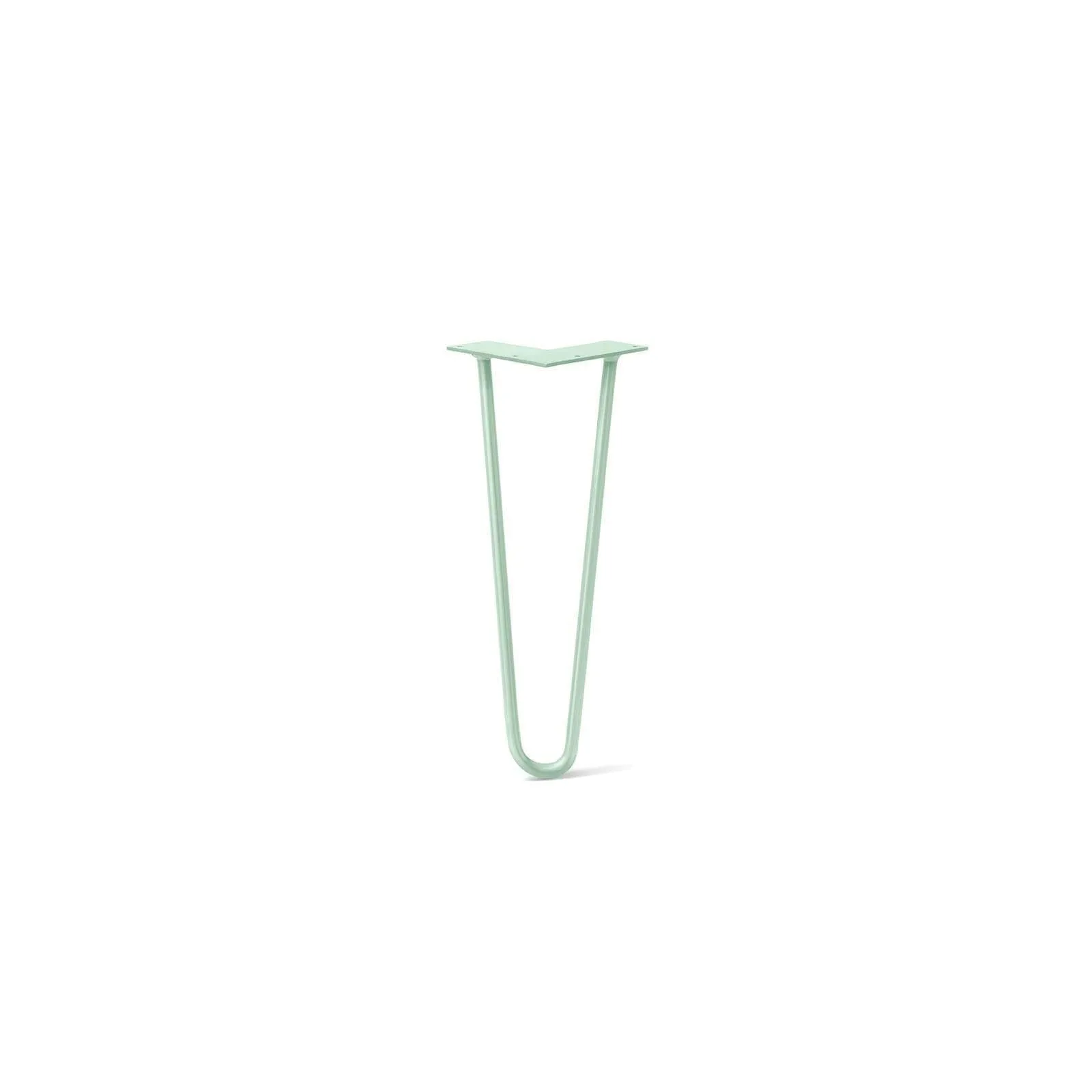Hairpin Leg (Sold Separately), 2-Rod Design - Mint Powder Coated Finish
