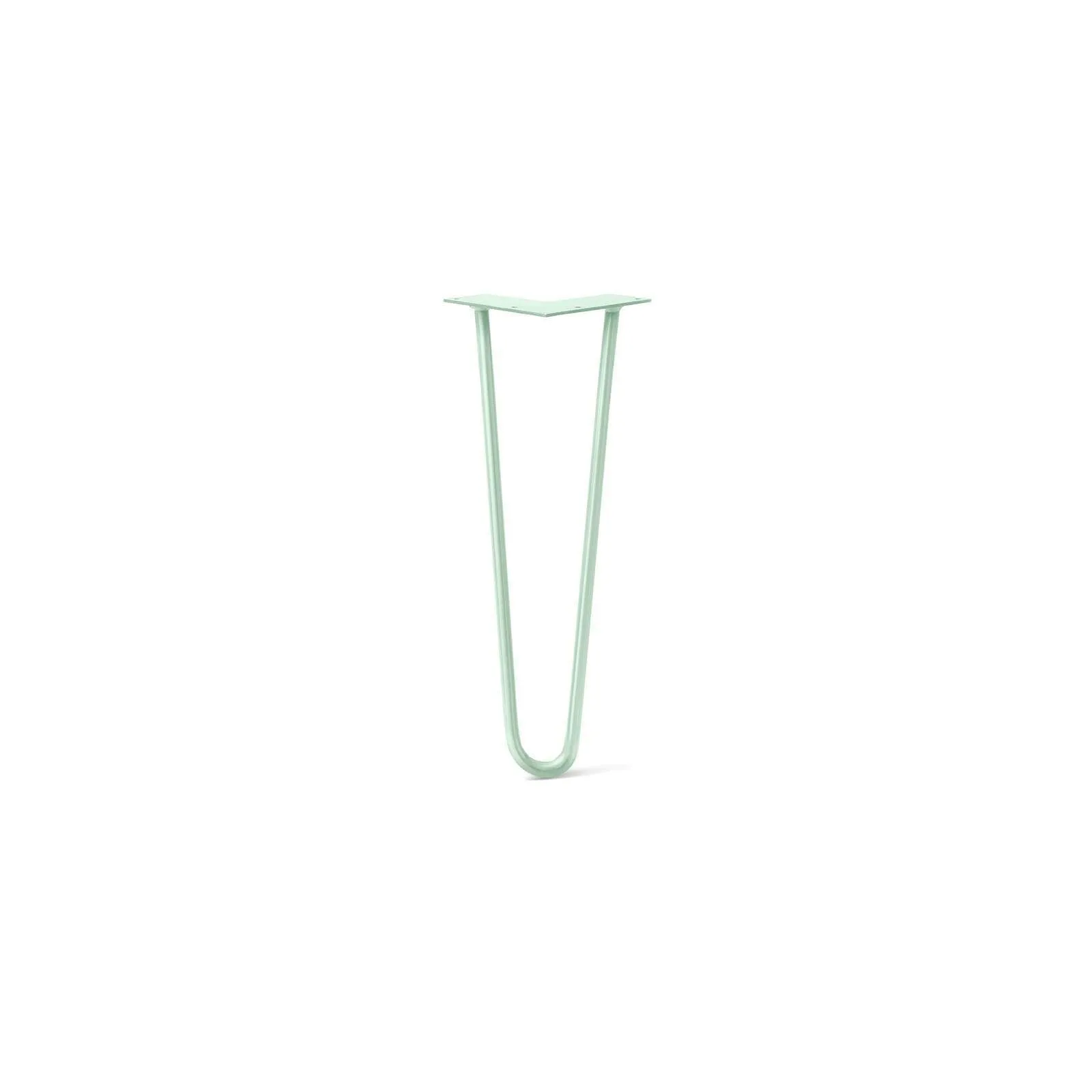 Hairpin Leg (Sold Separately), 2-Rod Design - Mint Powder Coated Finish