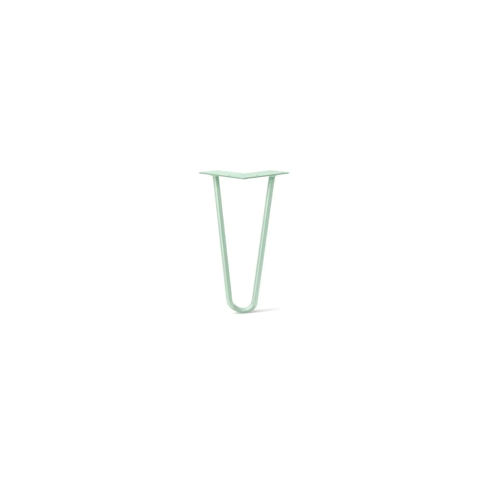 Hairpin Leg (Sold Separately), 2-Rod Design - Mint Powder Coated Finish