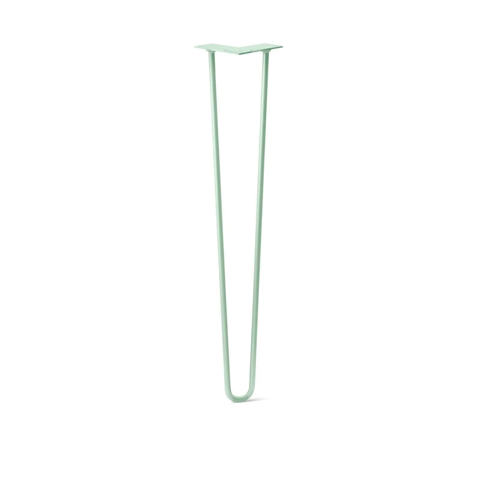 Hairpin Leg (Sold Separately), 2-Rod Design - Mint Powder Coated Finish