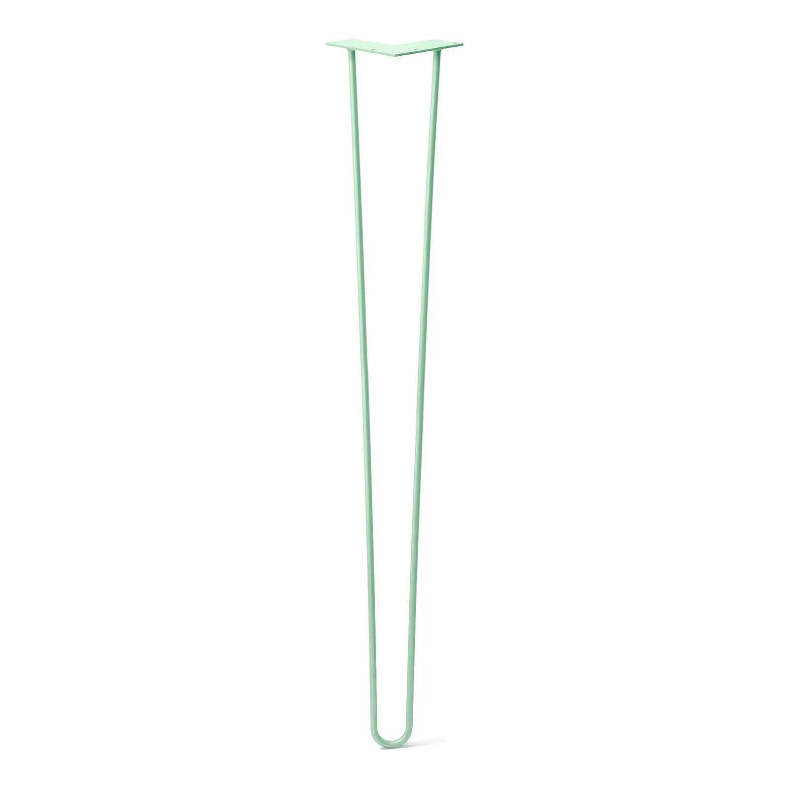 Hairpin Leg (Sold Separately), 2-Rod Design - Mint Powder Coated Finish
