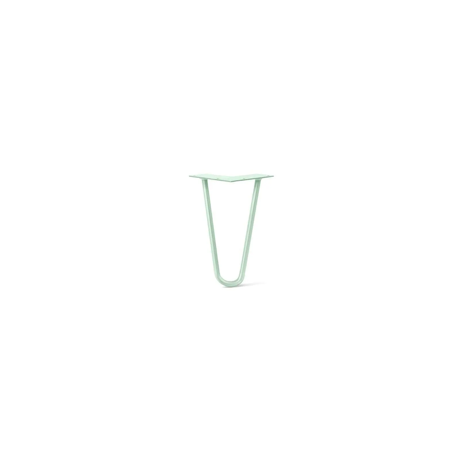Hairpin Leg (Sold Separately), 2-Rod Design - Mint Powder Coated Finish