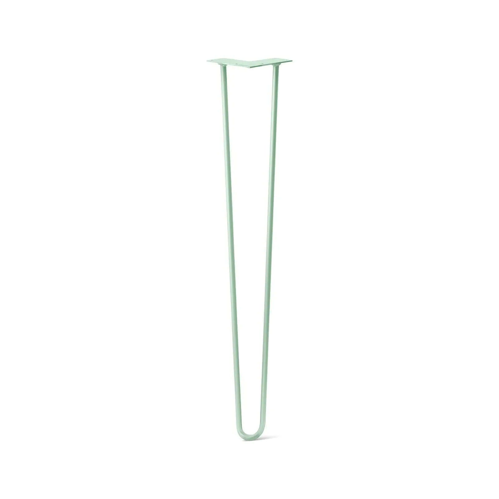 Hairpin Leg (Sold Separately), 2-Rod Design - Mint Powder Coated Finish