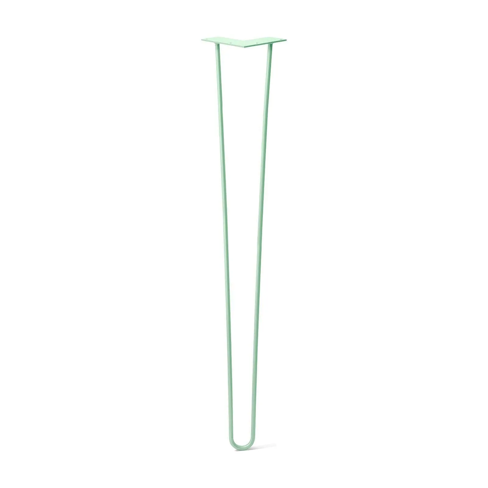 Hairpin Leg (Sold Separately), 2-Rod Design - Mint Powder Coated Finish