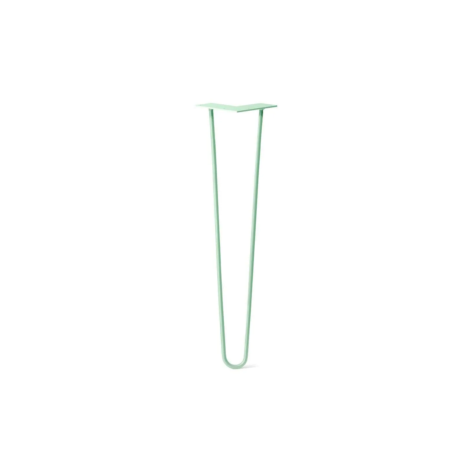 Hairpin Leg (Sold Separately), 2-Rod Design - Mint Powder Coated Finish