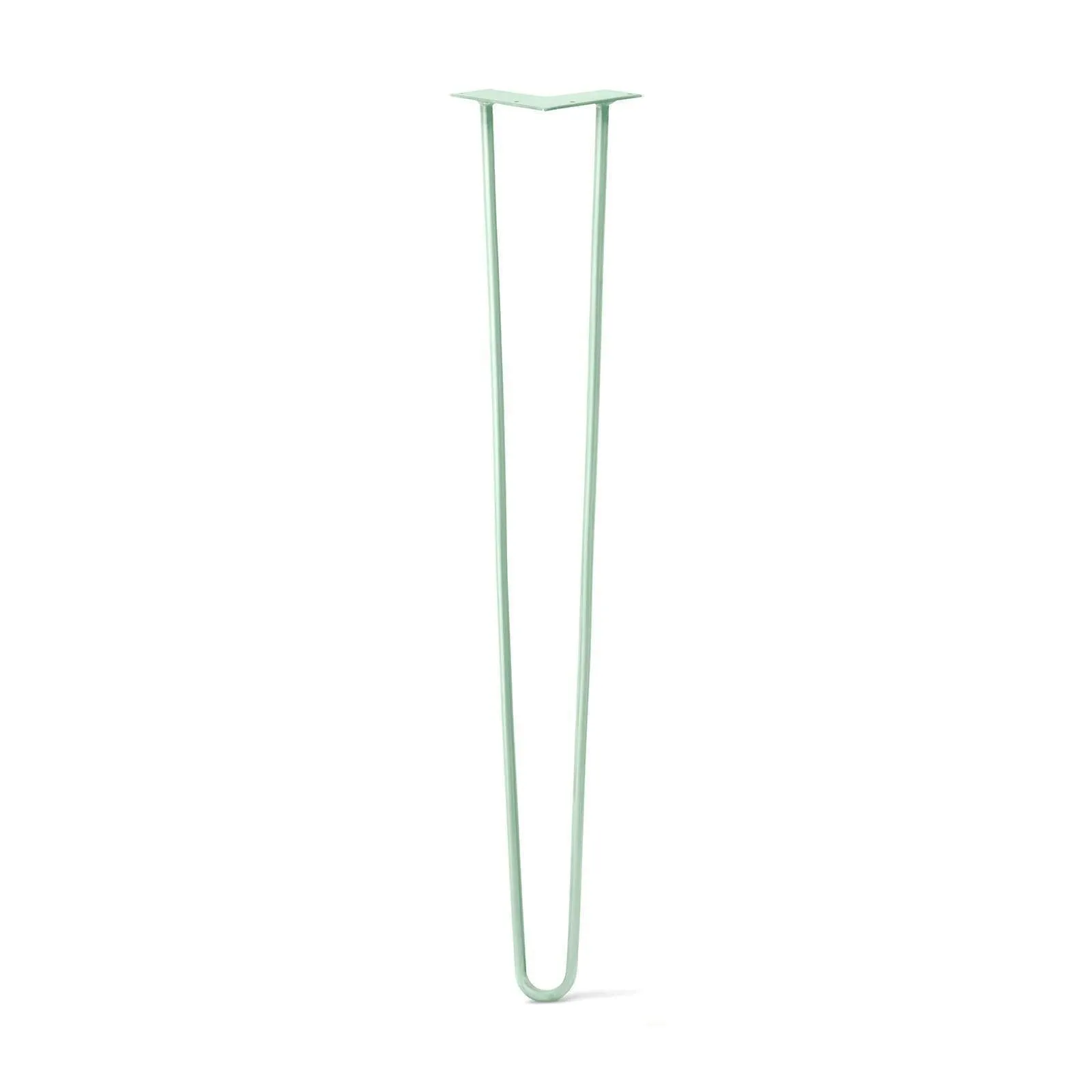 Hairpin Leg (Sold Separately), 2-Rod Design - Mint Powder Coated Finish